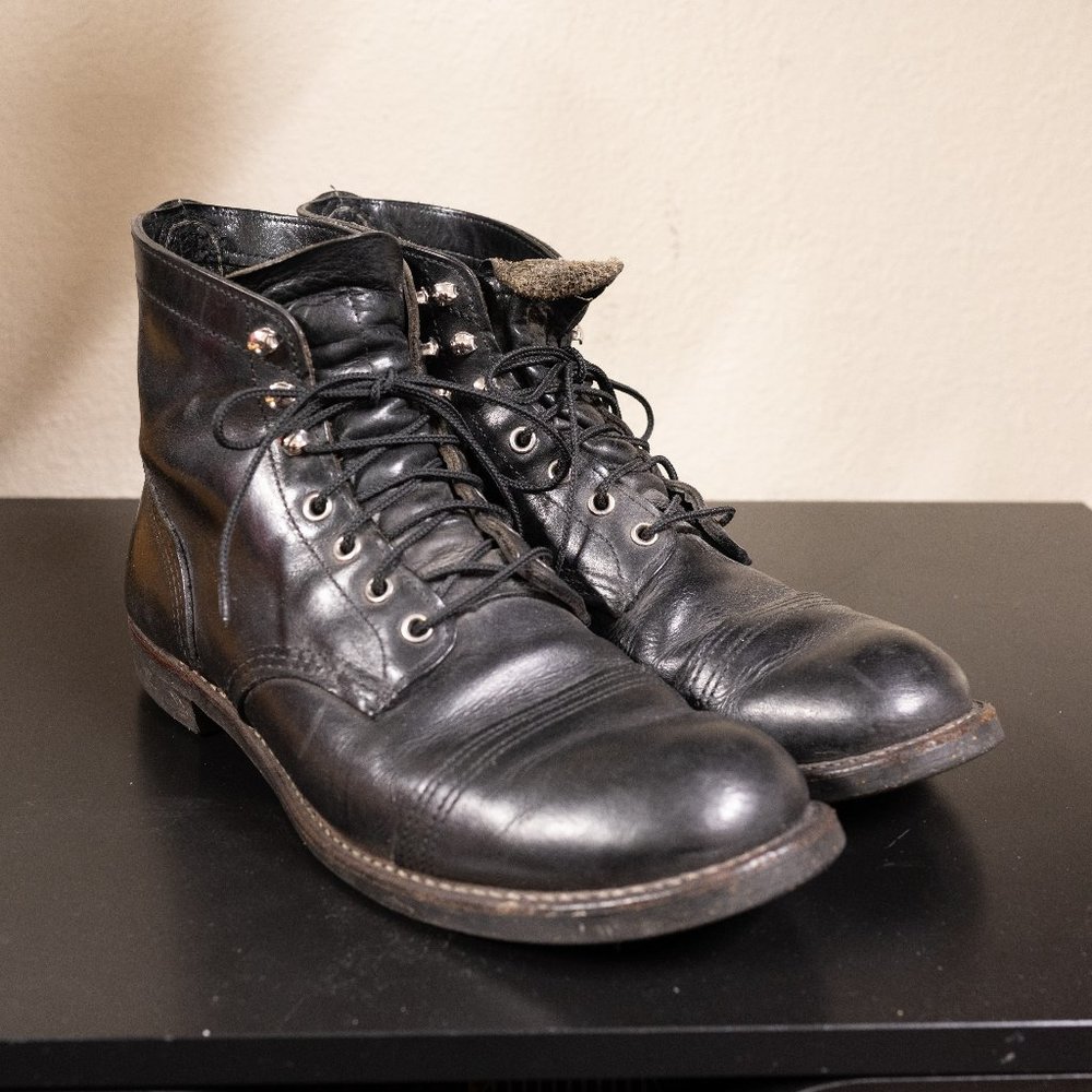 Red Wing Heritage Iron Ranger 8114 - Black Size US 10.5